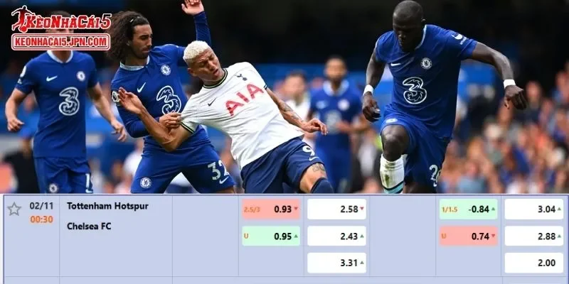 Soi kèo chi tiết nhất cho trận đấu giữa Tottenham vs Chelsea