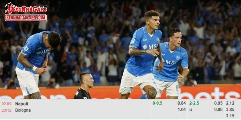 Phân tích kèo đầy đủ nhất cho trận đấu giữa Napoli vs Bologna