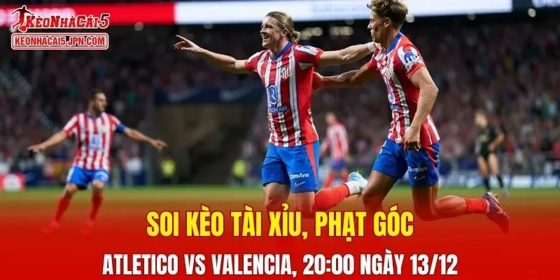 Trận đấu giữa Atletico Vs Valencia hứa hẹn sẽ vô cùng hấp dẫn