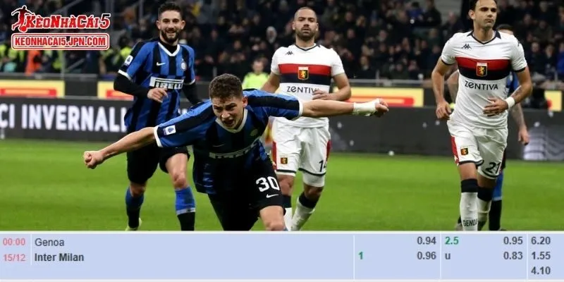 Tỷ lệ kèo chi tiết nhất về cuộc đối đầu giữa Genoa vs Inter
