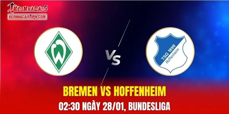 Nhận Định, Soi Kèo Bóng Đá Bremen vs Hoffenheim 02:30 Ngày 28/01: Đội Khách Áp Đảo